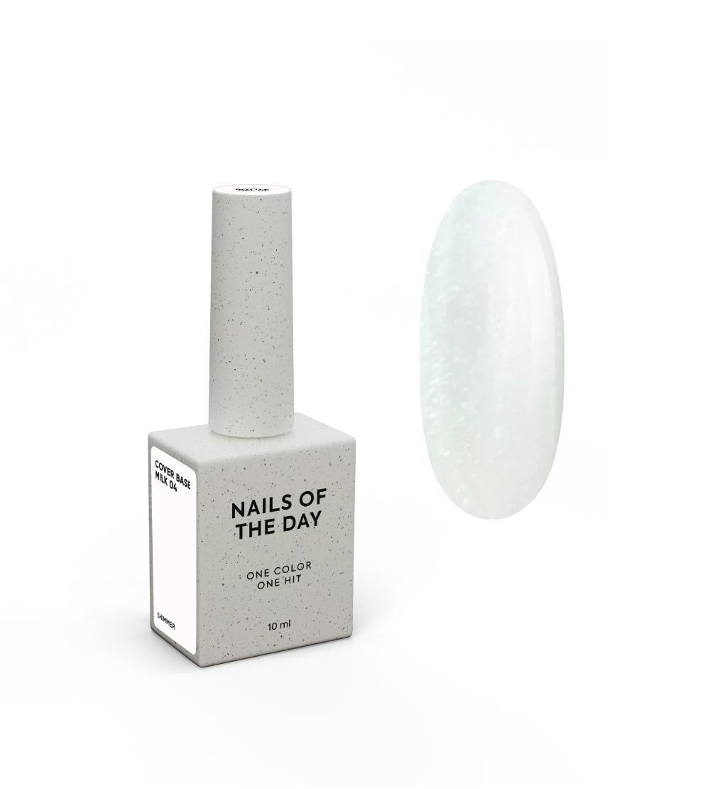 NAILS OF THE DAY COVER BASE SHIMMER MILK 04