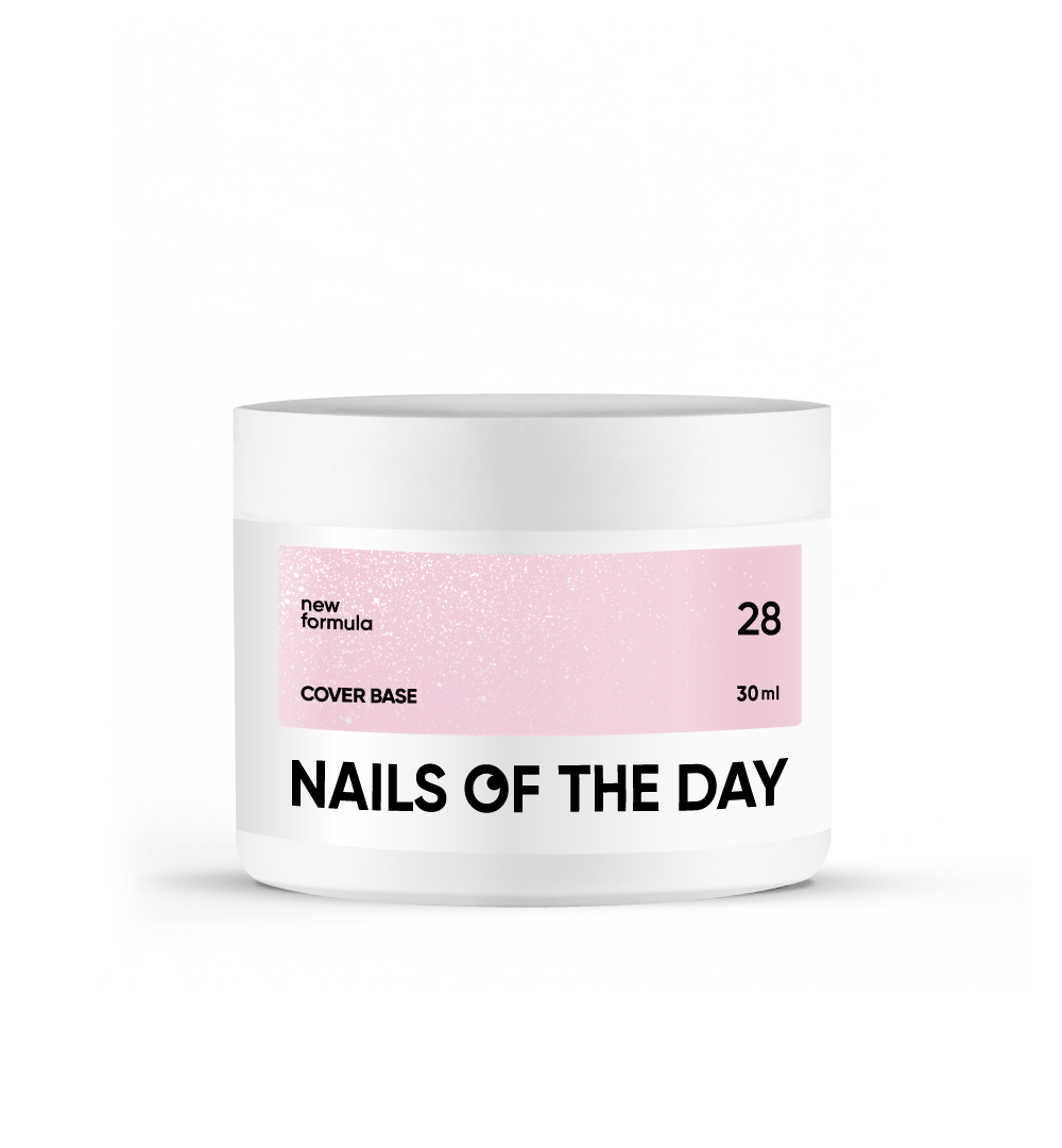 NAILS OF THE DAY COVER BASE SHIMMER 28