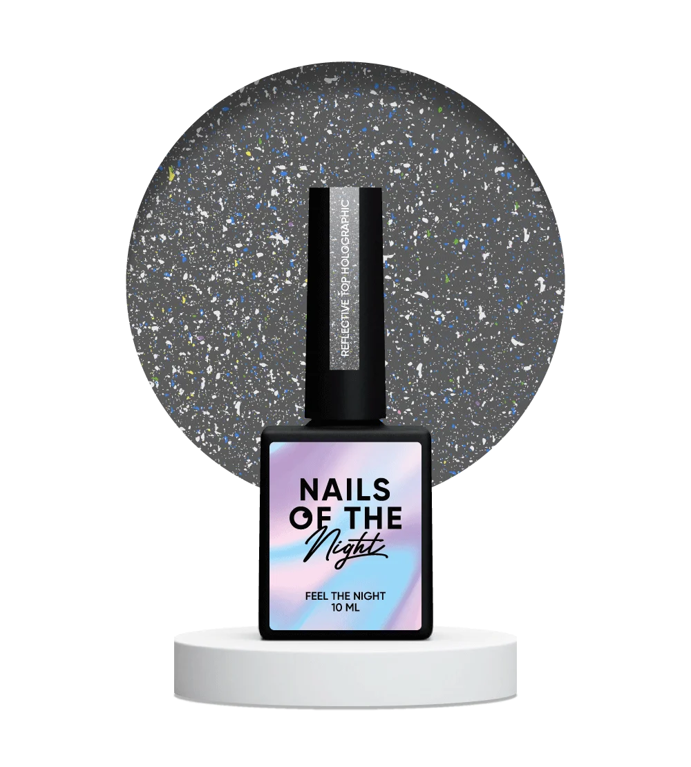 NAILSOFTHENIGHT REFLECTIVE HOLOGRAPHIC TOP SENZA DISPERSIONE