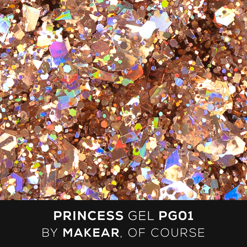 MAKEAR GEL PRINCESS GOLD 01