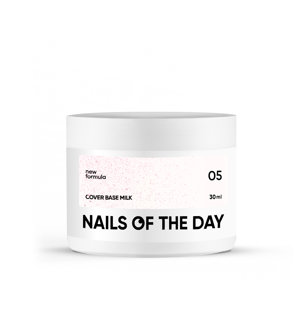 NAILS OF THE DAY COVER BASE SHIMMER MILK 05