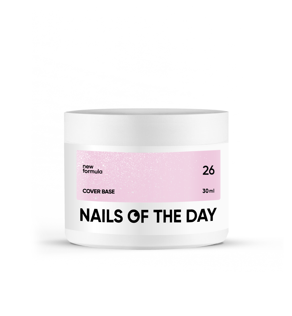 NAILS OF THE DAY COVER BASE SHIMMER 26
